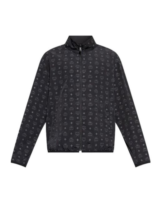 MCM Blue Long-Sleeved Casual Jacket for men