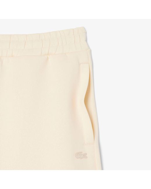 Lacoste Natural Drawstring Athletic Shorts for men