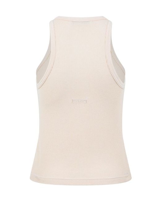 Acne White Fitted Vest