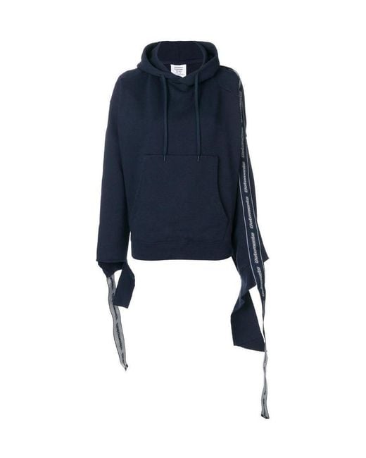 Vetements Blue Logo Sweater