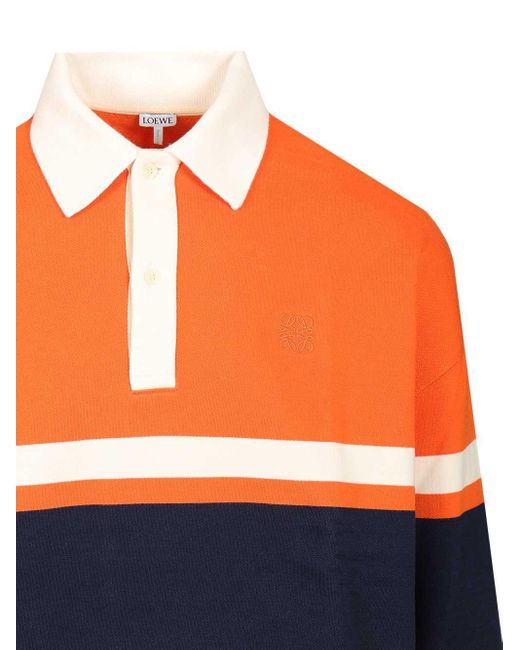 Loewe Orange Anagram Polo for men