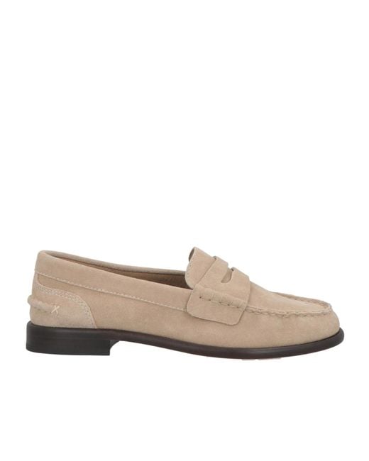 Rag & Bone Natural Suede Square Toe Loafers