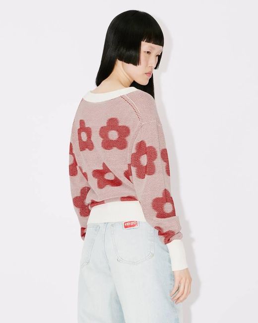 KENZO Red Flower Spot Jumper