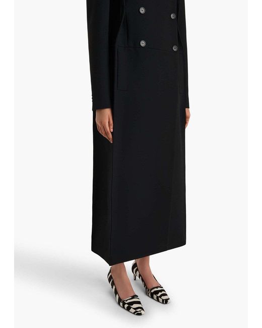 Khaite Black Alton Coat