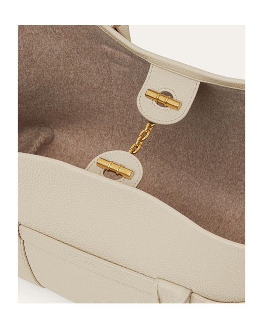 Loro Piana Natural Ghiera Small Shopper Bag