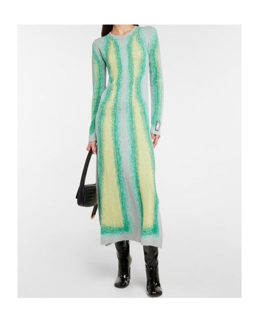 Y. Project Green Gradient Knit Dress