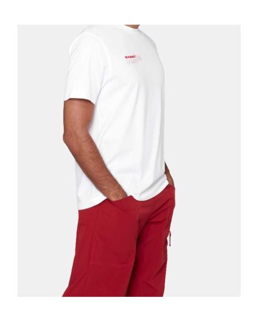 Mammut White Base T-Shirt Multi-Pitch for men