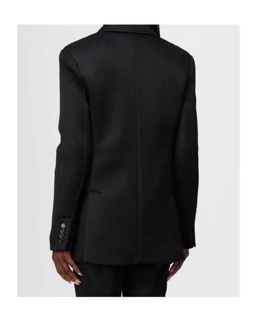 Max Mara Black Single-Breasted Tailored Blazer