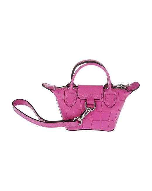 Longchamp Pink Le Mini Plage Mini Tote