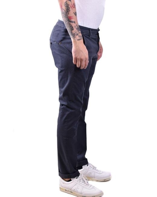 Dondup Blue Trousers for men
