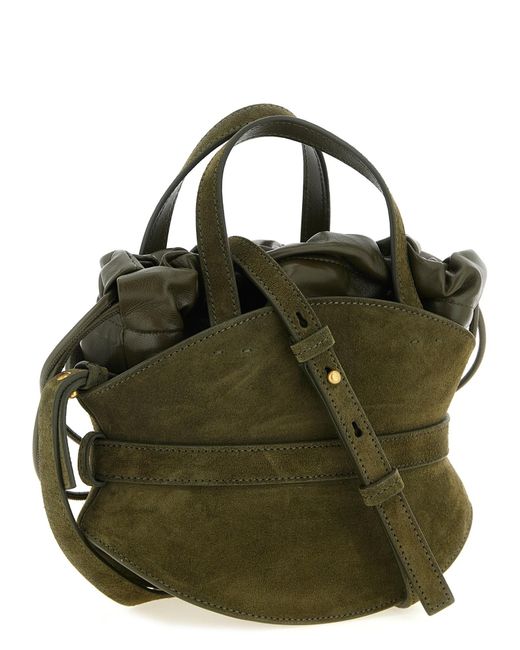 Balmain Green Shuffle Mini Shoulder Bag
