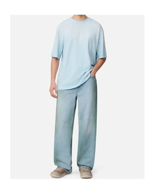 Axel Arigato Blue Bubble Reverse T-Shirt for men