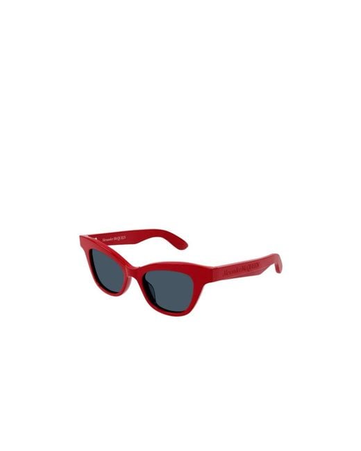 McQueen Red Logo Sunglasses