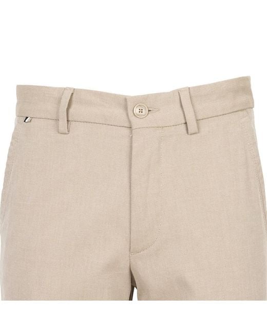 Boss Natural Belt Loop Casual Pants for men