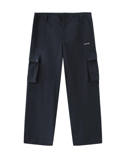 Marissa Chiara Blue Belt Loop Casual Pants