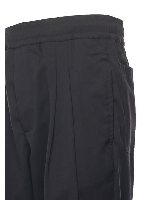 Giuliano Galiano Black Niklas Tapered Pants for men