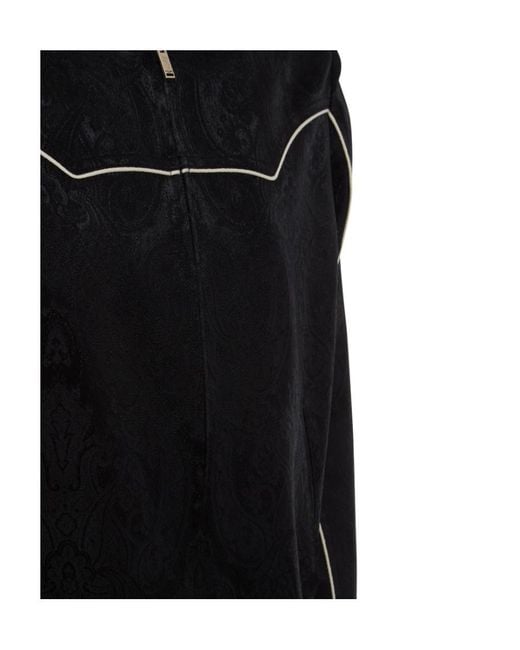 Saint Laurent Black Printed Casual Jacket
