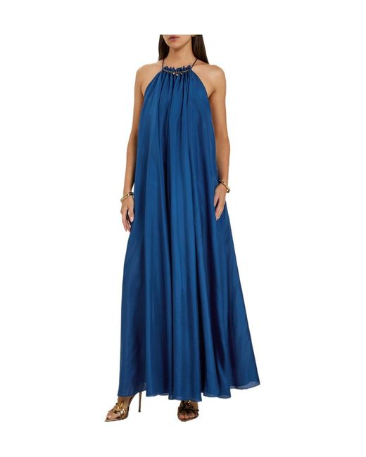 Zimmermann Blue Beaded Embellished Dress