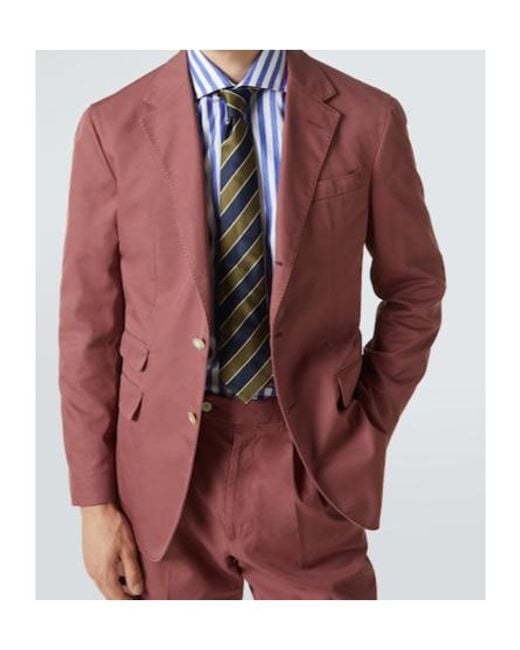 Dunhill Red Cavendish Cotton Blazer for men