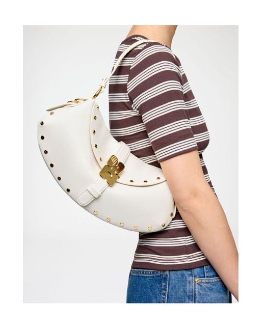 Ganni Natural B-Kat Bag Studs