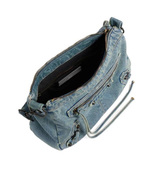 Balenciaga Blue Le City Moto Small