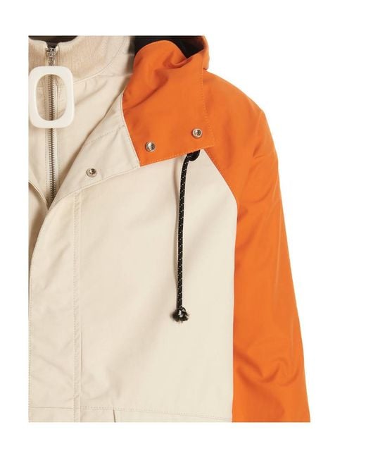 J.W. Anderson Brown Jw Anderson Hooded Long-Sleeved Jacket for men
