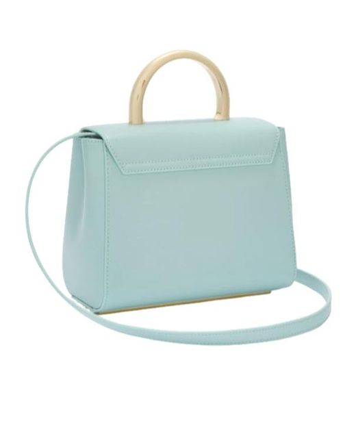 Furla Blue Flap Shoulder Bag