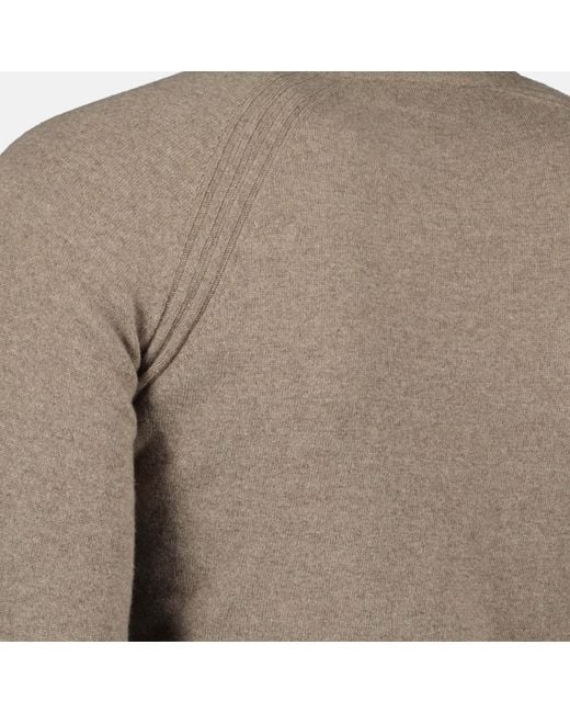 K-Way Brown Sebas Crew Neck Knitted Sweater for men