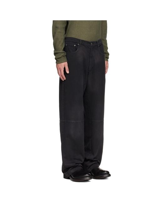 424 Black Academy Trousers for men