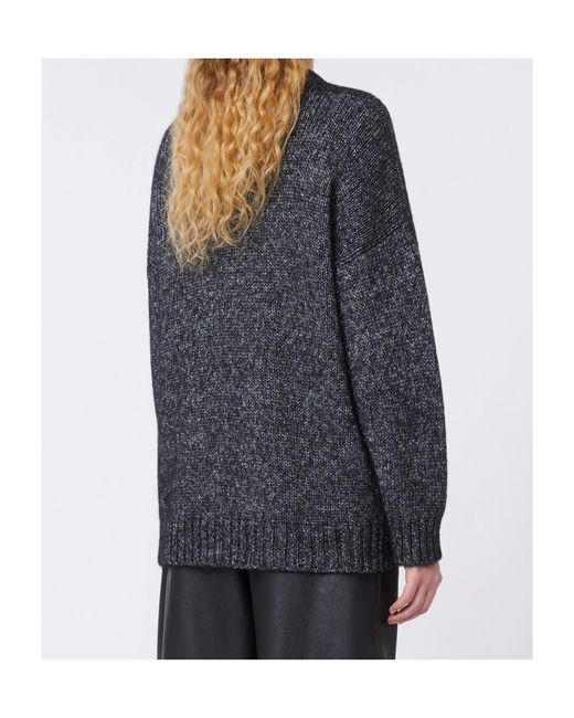 Weekend by Maxmara Black Wkdfuretto Oversized Knitted Jumper