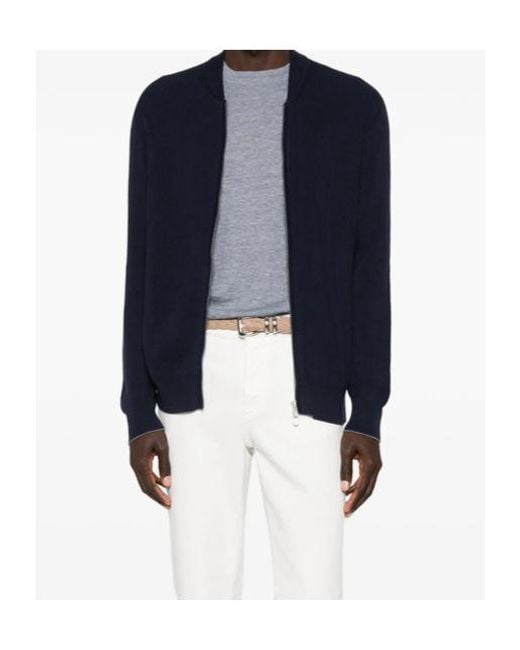 Brunello Cucinelli Blue Sweaters & Knitwear for men