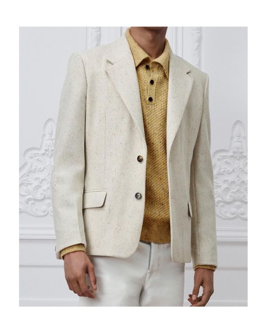 Dior White Single-Breasted Jacket for men