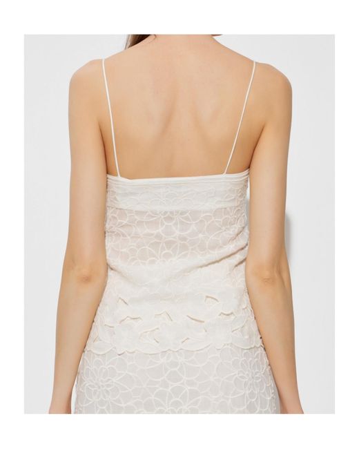 Isabel Marant White Romeka Embroidered Camisole Top