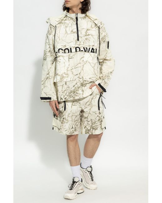 A_COLD_WALL* White A-Cold-Wall* Logo Printed Drawstring Jacket for men