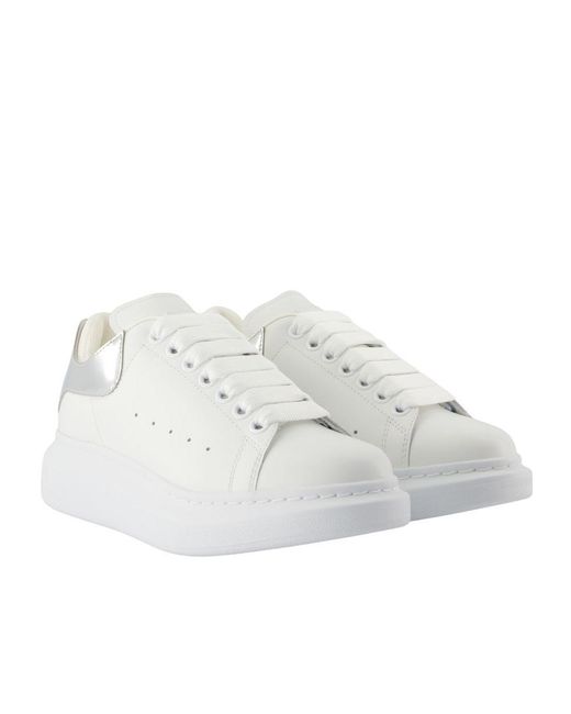 McQueen White Oversized Platform Sneakers