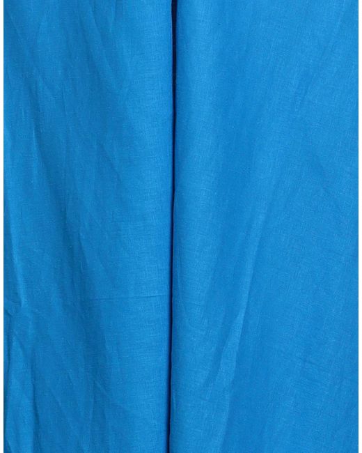 Farm Rio Blue Hollow-Out Dress