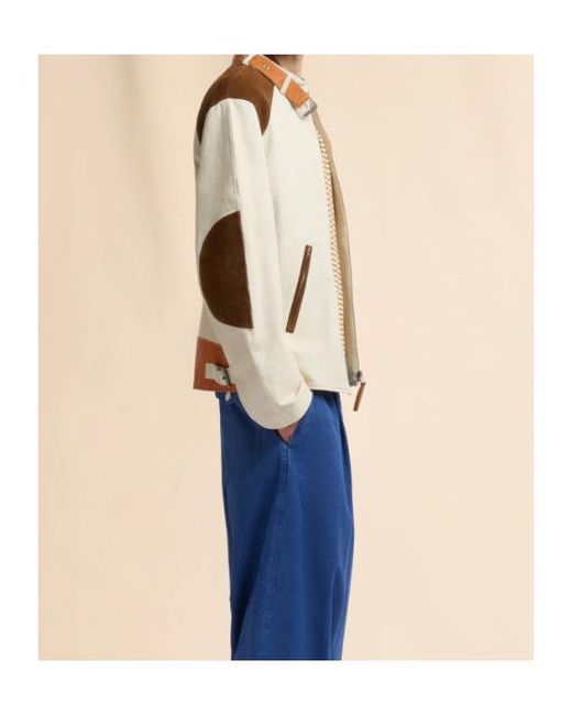 Marni Natural Buckle Collar Jacket for men