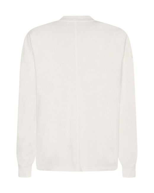 The Row White Crew Neck T-Shirt for men