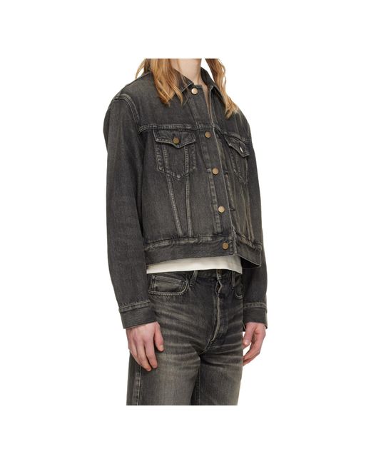 Fear Of God Gray Long Sleeve Denim Jacket for men