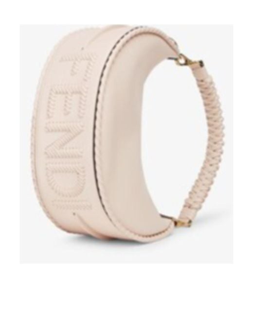 Fendi White Graphy Small Shoulder Bag