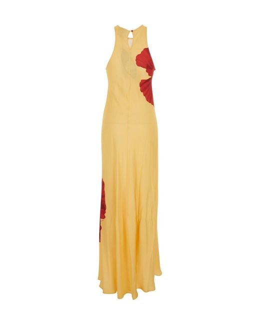 Farm Rio White Long Floral Dress