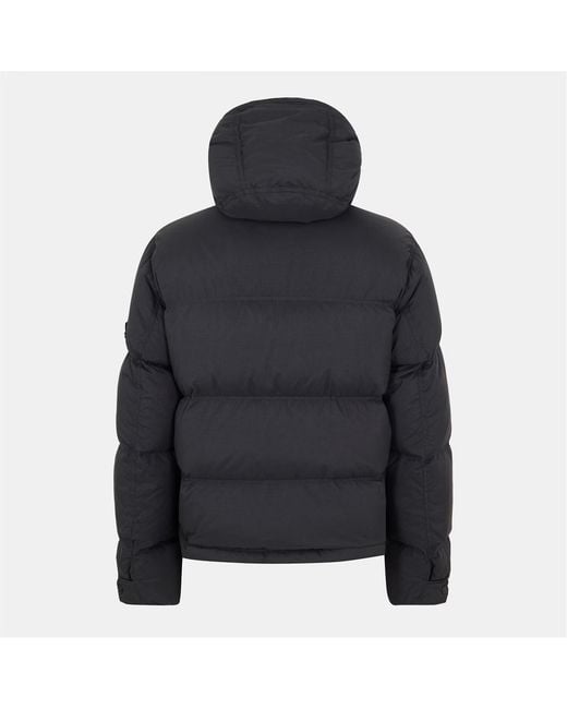 Stone Island Blue Quilted Medium Puffer Jacket for men