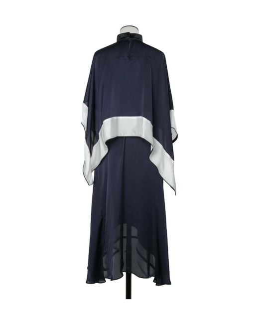Sacai Multicolor Satin X Chiffon Dress