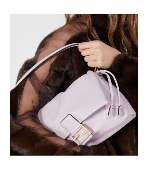 Fendi Pink Baguette Soft Medium
