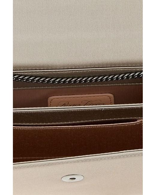 Roger Vivier Natural Efflorescence Embellished Clutch Bag