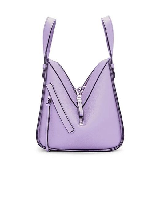 Loewe Purple Compact Hammock Bag