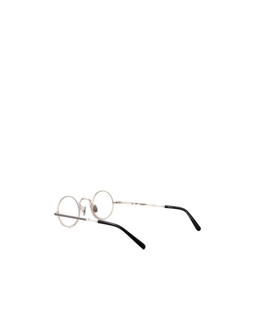 Matsuda Metallic Round-Frame Glasses for men