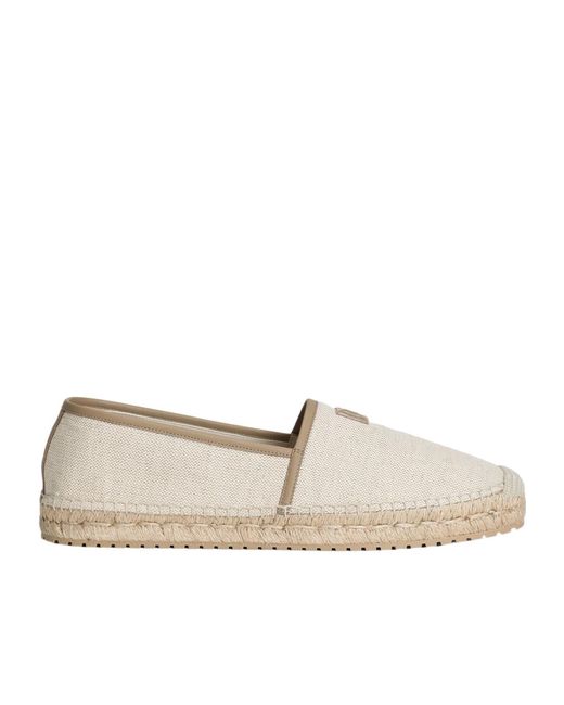 Dolce & Gabbana Natural Canvas Espadrilles for men