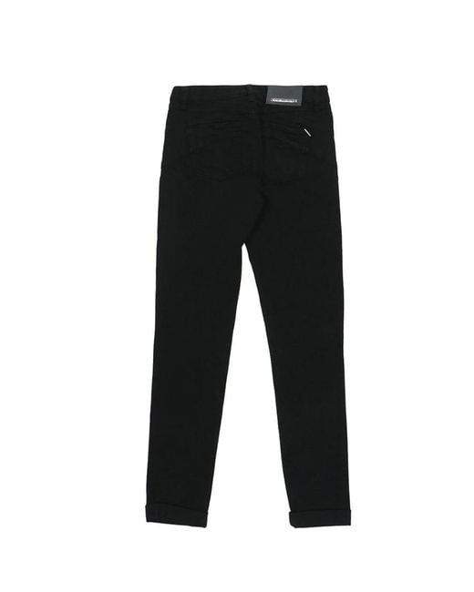Sportmax Black Logo Details Jeans