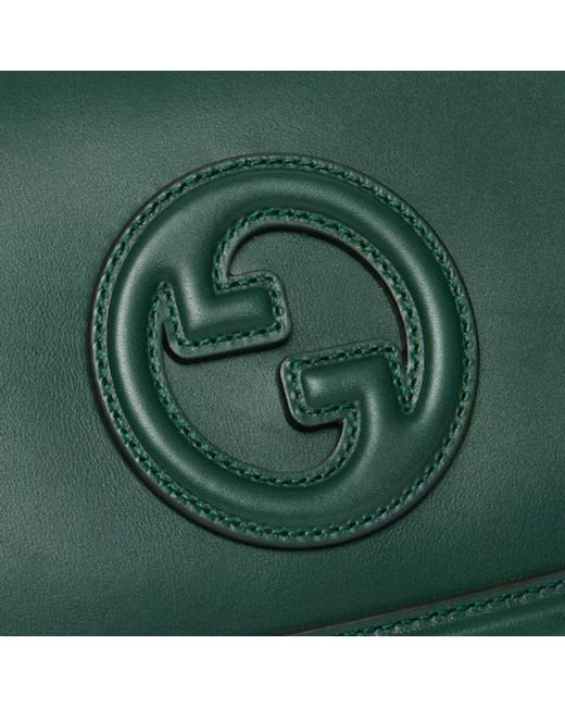 Gucci Green Blondie Small Top Handle Bag